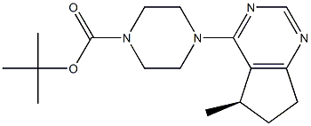(R)-Tert-butyl 4-(5-Methyl-6,7-dihydro-5H-cyclopenta[d]pyriMidin-4-yl)piperazine-1-carboxylate CAS#: 1001178-90-0