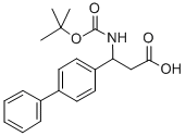 (R,S)-BOC-3-AMINO-3-(BIPHENYL)-PROPIONIC ACID CAS#: 193633-60-2