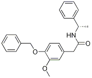 (S)-3-Methoxy-N-(1-phenylethyl)-4-(phenylMethoxy)benzeneacetaMide CAS#: 192190-36-6