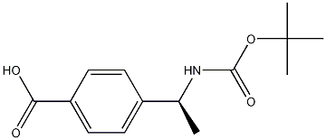 (S)-4-(1-BOC-AMINO-ETHYL)-BENZOIC ACID CAS#: 1014644-95-1