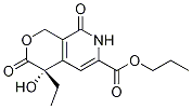 (S)-4-Ethyl-4-hydroxy-3,8-dioxo-3,4,7,8-tetrahydro-1H-pyrano[3,4-c]pyridine-6-carboxylic acid propyl ester CAS#: 183434-02-8
