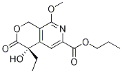 (S)-4-Ethyl-4-hydroxy-8-Methoxy-3-oxo-3,4-dihydro-1H-pyrano[3,4-c]pyridine-6-carboxylic acid propyl ester CAS#: 183434-00-6