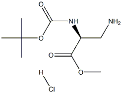 (S)-Methyl 3-aMino-2-((tert-butoxycarbonyl)aMino)propanoate hydrochloride CAS#: 181228-33-1