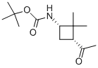 [S,R]-(3-ACETYL-2,2-DIMETHYL-CYCLOBUTYL)-CARBAMIC ACID TERT-BUTYL ESTER CAS#: 188918-44-7