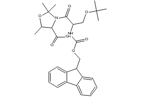 Structure-of-Fmoc-SertBu-ThrPsiMeMePro-OH-CAS-1266350-99-5