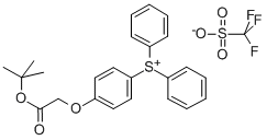 (TERT-BUTOXYCARBONYLMETHOXYPHENYL)DIPHENYLSULFONIUM TRIFLATE CAS#: 180801-55-2