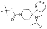 TERT-BUTYL 4-[ACETYL(METHYL)AMINO]-4-PHENYLPIPERIDINE-1-CARBAMATE CAS#: 182621-53-0