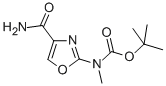 TERT-BUTYL (4-CARBAMOYLOXAZOL-2-YL)METHYLCARBAMATE CAS#: 182120-97-4