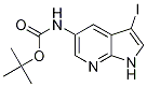 TERT-BUTYL3-IODO-1H-PYRROLO[2,3-B]PYRIDIN-5-YLCARBAMATE CAS#: 1015609-19-4