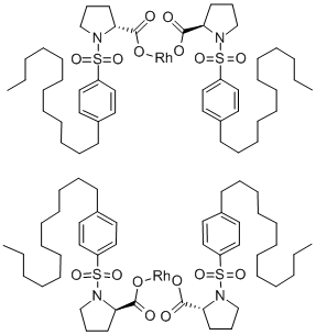 TETRAKIS[(R)-(+)-N-(P-DODECYLPHENYLSULFONYL)PROLINATO]DIRHODIUM(II) CAS#: 178879-60-2
