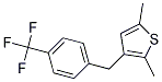 Thiophene, 2,5-diMethyl-3-[[4-(trifluoroMethyl)phenyl]Methyl]- CAS#: 1006037-09-7