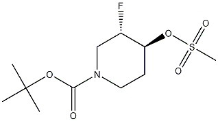 Trans-tert-Butyl3-fluoro-4-(methylsulfonyloxy)piperidine-1-carboxylate CAS#: 1070896-84-2