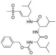 benzyl N-[(1S)-3-methyl-1-[[(1S)-3-methyl-1-[[(E,3S)-5-methyl-1-methyl sulfonyl-hex-1-en-3-yl]carbamoyl]butyl]carbamoyl]butyl]carbamate CAS#: 193482-47-2