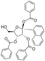 .beta.-D-Ribofuranoside, 1-naphthalenyl, tribenzoate CAS#: 195385-82-1