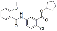 cyclopentyl 2-chloro-5-[(2-methoxybenzoyl)amino]benzoate CAS#: 178870-09-2