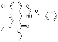 diethyl 2-[{[(benzyloxy)carbonyl]amino}(3-chlorophenyl)methyl]malonate CAS#: 1033463-15-8