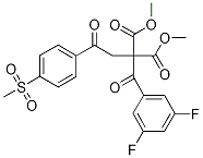 dimethyl 2-(3,5-difluorobenzoyl)-2-{2-[4-(methylsulfonyl)phenyl]-2-oxoethyl}malonate CAS#: 1048912-57-7