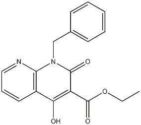 ethyl 1-benzyl-4-hydroxy-2-oxo-1,2-dihydro-1,8-naphthyridine-3-carboxylate CAS#: 179064-00-7