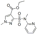 ethyl 1-methyl-3-(methyl-pyridin-2-yl-sulfamoyl)pyrazole-4-carboxylate CAS#: 178880-02-9