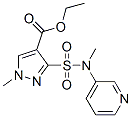ethyl 1-methyl-3-(methyl-pyridin-3-yl-sulfamoyl)pyrazole-4-carboxylate CAS#: 178879-98-6