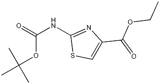 ethyl 2-(tert-butoxycarbonylamino)thiazole-4-carboxylate CAS#: 189512-01-4