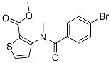methyl 3-[(4-bromobenzoyl)(methyl)amino]-2-thiophenecarboxylate CAS#: 1033463-43-2