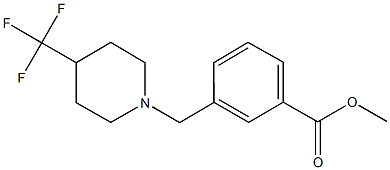methyl 3-{[4-(trifluoromethyl)piperidino]methyl}benzenecarboxylate CAS#: 1000339-86-5
