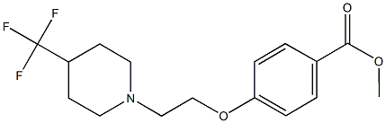 methyl 4-{2-[4-(trifluoromethyl)piperidino]ethoxy}benzenecarboxylate CAS#: 1000339-87-6