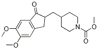 methyl 4-((5,6-dimethoxy-1-oxo-2,3-dihydro-1H-inden-2-yl)methyl)piperidine-1-carboxylate CAS#: 192701-59-0