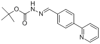 tert-Butyl [[4-(2-pyridinyl)phenyl]methylene]hydrazinecarboxylate CAS#: 198904-84-6