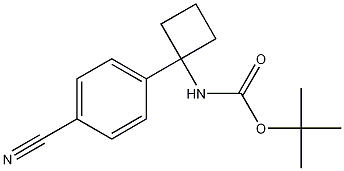 tert-butyl 1-(4-cyanophenyl)cyclobutylcarbamate CAS#: 1032349-97-5
