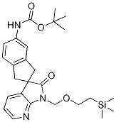 tert-butyl 2'-oxo-1'-((2-(triMethylsilyl)ethoxy)Methyl)-1,1',2',3-tetrahydrospiro[indene-2,3'-pyrrolo[2,3-b]pyridine]-5-ylcarbaMate CAS#: 1033608-31-9