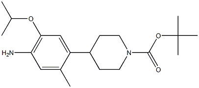 tert-butyl 4-(4-aMino-5-isopropoxy-2-Methylphenyl)piperidine-1-carboxylate CAS#: 1032903-63-1