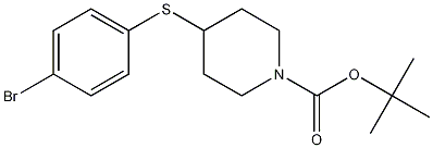 tert-butyl 4-(4-bromophenylthio)piperidine-1-carboxylate CAS#: 188527-03-9
