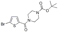 tert-butyl 4-[(5-bromo-2-thienyl)carbonyl]tetrahydro-1(2H)-pyrazinecarboxylate CAS#: 1017782-71-6