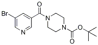 tert-butyl 4-[(5-bromo-3-pyridinyl)carbonyl]tetrahydro-1(2H)-pyrazinecarboxylate CAS#: 1017782-72-7