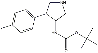 tert-butyl 4-p-tolylpyrrolidin-3-ylcarbamate CAS#: 1022605-11-3