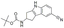 tert-butyl 7-cyano-1,2,3,4-tetrahydrocyclopenta[b]indol-2-ylcarbaMate CAS#: 1029691-17-5