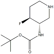 tert-butyl N-[(3S,4S)-4-fluoropiperidin-3-yl]carbamate CAS#: 1052713-48-0