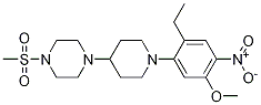 1-(1-(2-ethyl-5-Methoxy-4-nitrophenyl)piperidin-4-yl)-4-(Methylsulfonyl)piperazine CAS#: 1089282-90-5