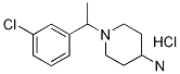1-[1-(3-Chloro-phenyl)-ethyl]-piperidin-4-ylaMine hydrochloride, 98+% C13H20Cl2N2, 分子量 275.22 CAS#: 1185312-95-1