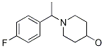 1-[1-(4-Fluoro-phenyl)-ethyl]-piperidin-4-ol, 98+% C13H18FNO, 分子量 223.29 CAS#: 1146080-10-5