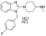 1-[1-(4-Fluorobenzyl)-2-benziMidazolyl]-4-(MethylaMino)piperidine dihydrochloride, 97% CAS#: 1134322-93-2