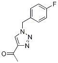 1-{1-[(4-Fluorophenyl)methyl]-1H-1,2,3-triazol-4-yl}ethan-1-one CAS#: 1355359-02-2