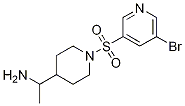 1-(1-(5-broMopyridin-3-ylsulfonyl)piperidin-4-yl)ethanaMine CAS#: 1275765-61-1