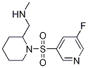1-(1-(5-fluoropyridin-3-ylsulfonyl)piperidin-2-yl)-N-MethylMethanaMine CAS#: 1273851-05-0
