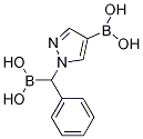 1-(1-Borono-1-phenylmethyl)-1H-pyrazole-4-boronic acid CAS#: 1256355-17-5