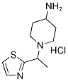 1-(1-Thiazol-2-yl-ethyl)-piperidin-4-ylaMine hydrochloride, 98+% C10H18ClN3S, 分子量 247.79 CAS#: 1185311-19-6