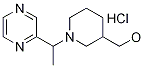 (1-(1-(pyrazin-2-yl)ethyl)piperidin-3-yl)Methanol hydrochloride, 98+% C12H20ClN3O, 分子量 257.76 CAS#: 1203041-41-1