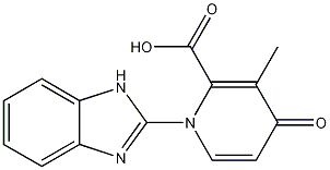 1-(1H-benzo[d]imidazol-2-yl)-3-methyl-4-oxo-1,4-dihydropyridine-2-carboxylic acid CAS#: 1163685-30-0